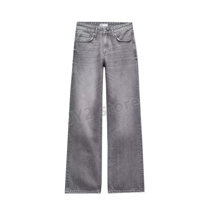 ZARA 여자신상 데님팬츠 캐주얼 와이드핏 청바지 2Y1007 ZARA 여자신상 데님팬츠 캐주얼 와이드핏 청바지 2Y1007