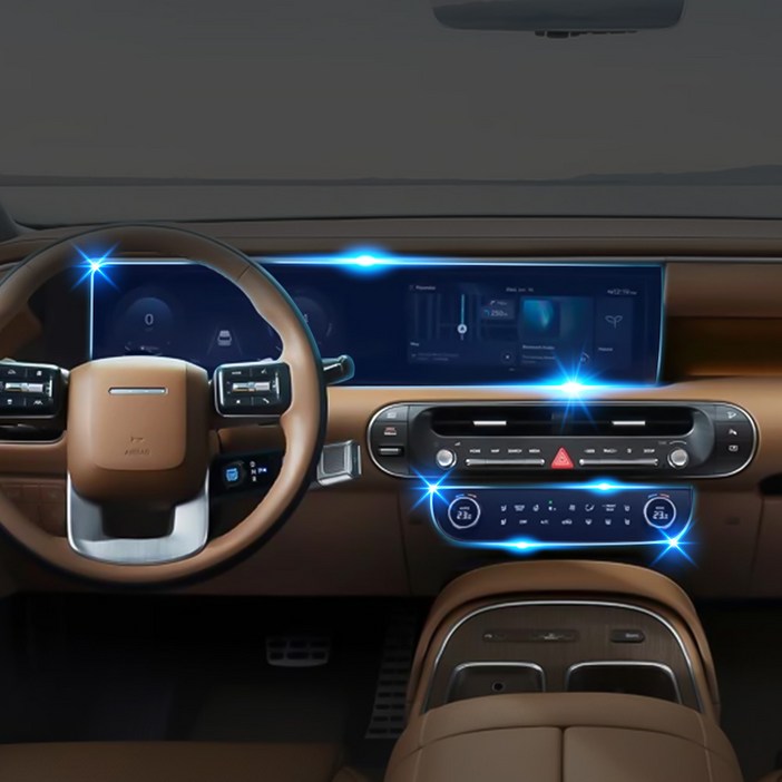 팰리세이드 하이브리드 네비게이션 보호필름 디스플레이 지문방지