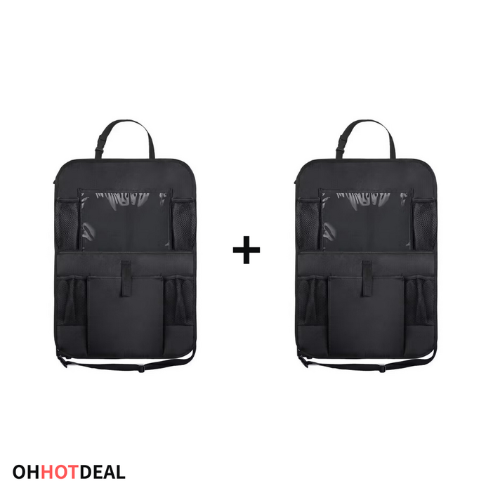 차량용 다용도 수납포켓 2개 세트 뒷자석 킥방지 차량정리 백시트