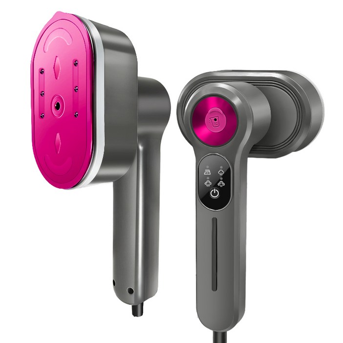 Richmagic 핸디형 다용도 스팀 다리미 고속 예열 다리미 여행용 다리미 스팀 2in1 회전 헤드