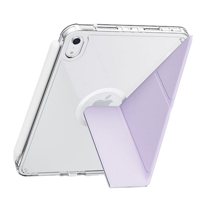 아이패드 미니 맥세이프 케이스 6 7 커버형 투명 TPU iPad mini 호환, 그레이커버, 1개