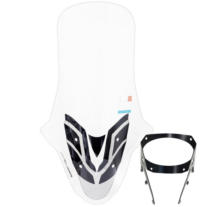 PCX 롱스크린 브라켓 세트 대왕 바람막이 롱롱 튜닝 윈드스크린, 1세트