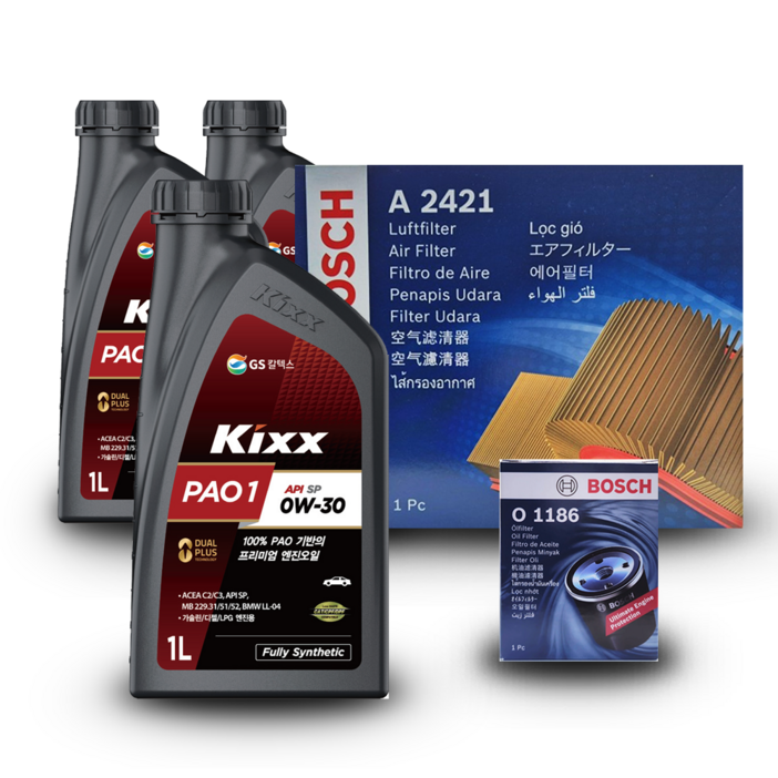 SM5 노바 L43 2.0 LPG 엔진오일세트 킥스 파오1 0W30 PAO1