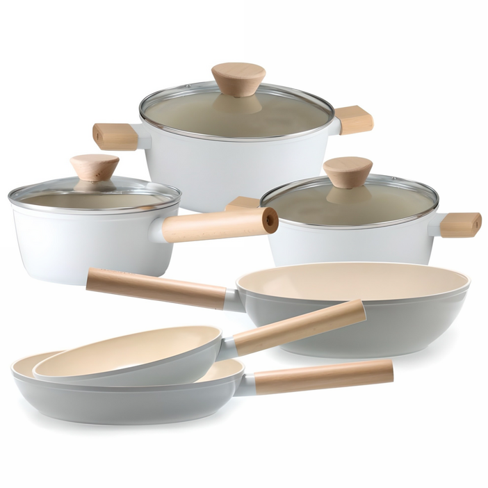 로얄스타 KU 인덕션 겸용 세라믹 코팅 냄비 팬 6종세트 18cm편수20cm양수24cm곰솥24cm후28cm후28cm궁, 기본, 1개