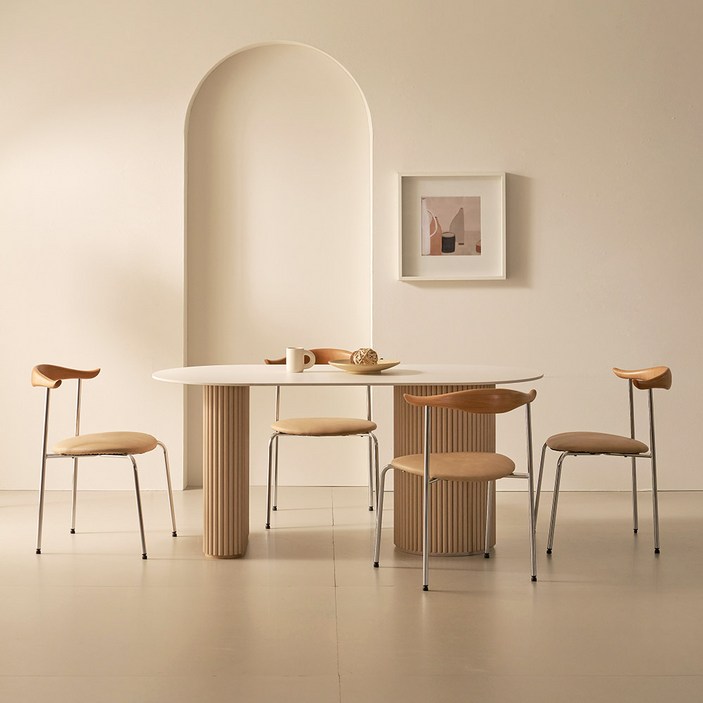 제이픽스 토브 세라믹 양타원 입식테이블 방문설치