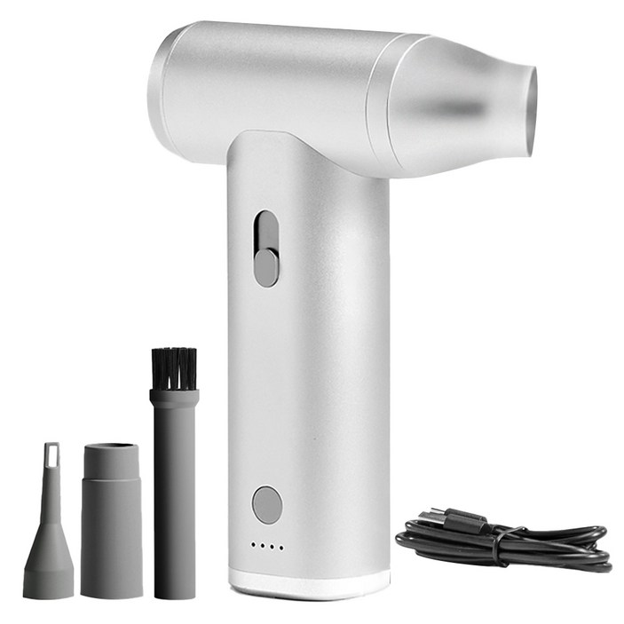 메이튼 차량용 무선 초강력 터보 에어건 노바M, MT91512, 실버