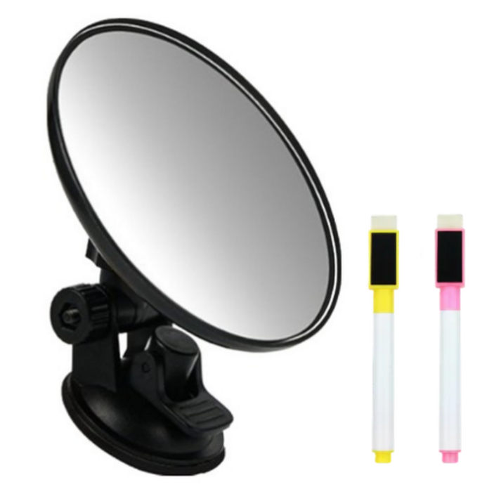 홈앤더 홈인테리어 감성샷 볼록거울+마카2종, 11cm, 단일색상, 1개