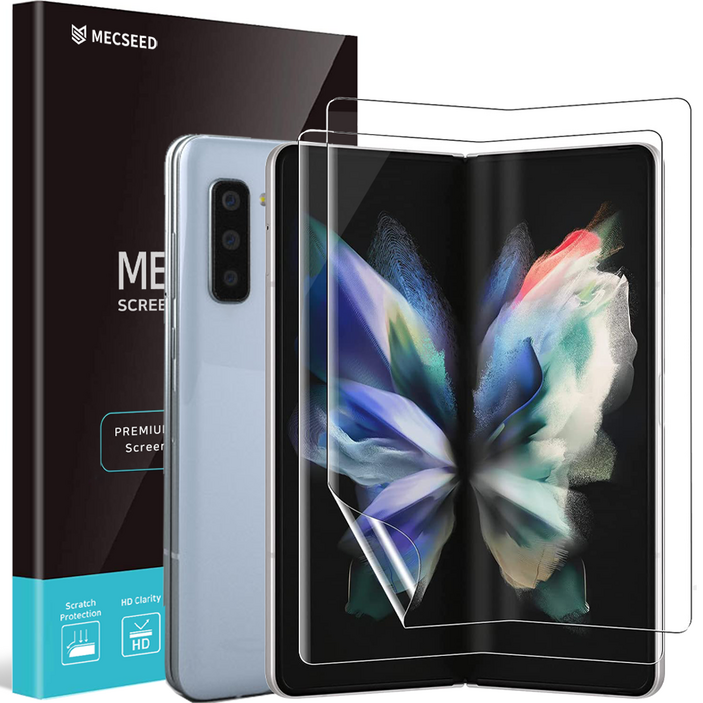 멕시드 6DNF 풀커버 자가복원 하이브리드 유리하드코팅 휴대폰 액정보호필름 내부 2p  외부 2p 세트