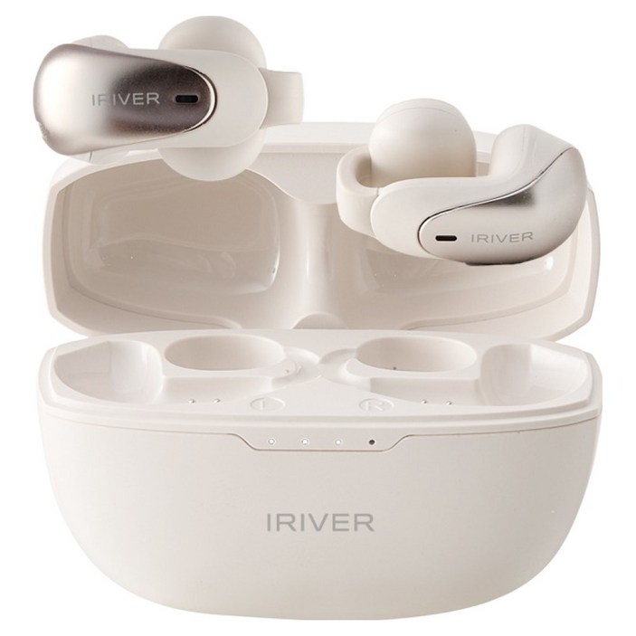 아이리버 오픈형 블루투스 무선 이어폰, IBO-CLIP ON3, SILVER