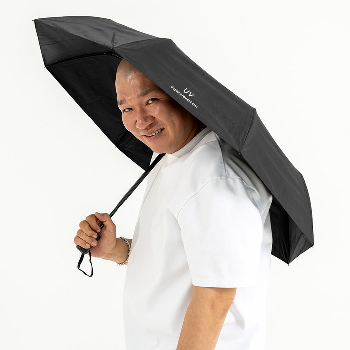 무식이네 99.9 UV 자외선차단 원터치 자동 3단우양산