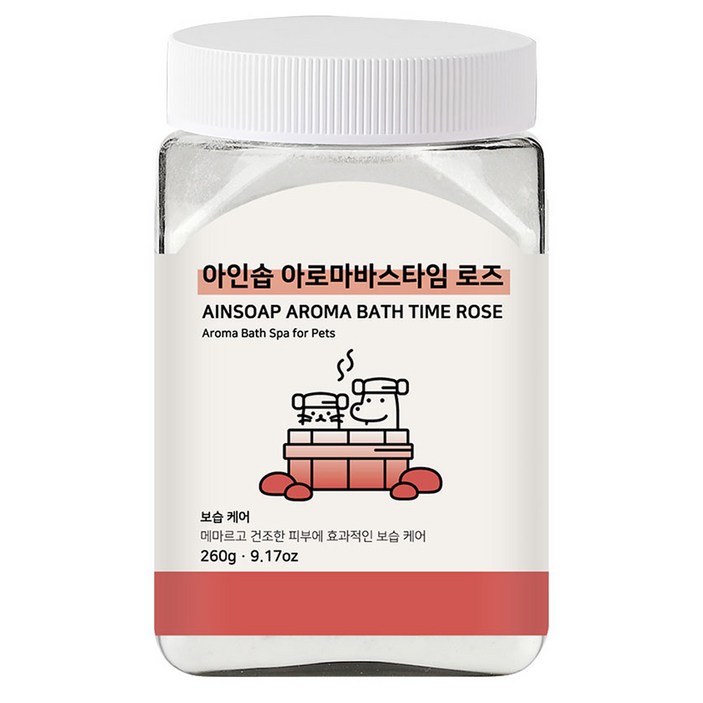 아인솝 아로마 바스타임 탄산 스파 로즈 + 전용 스푼