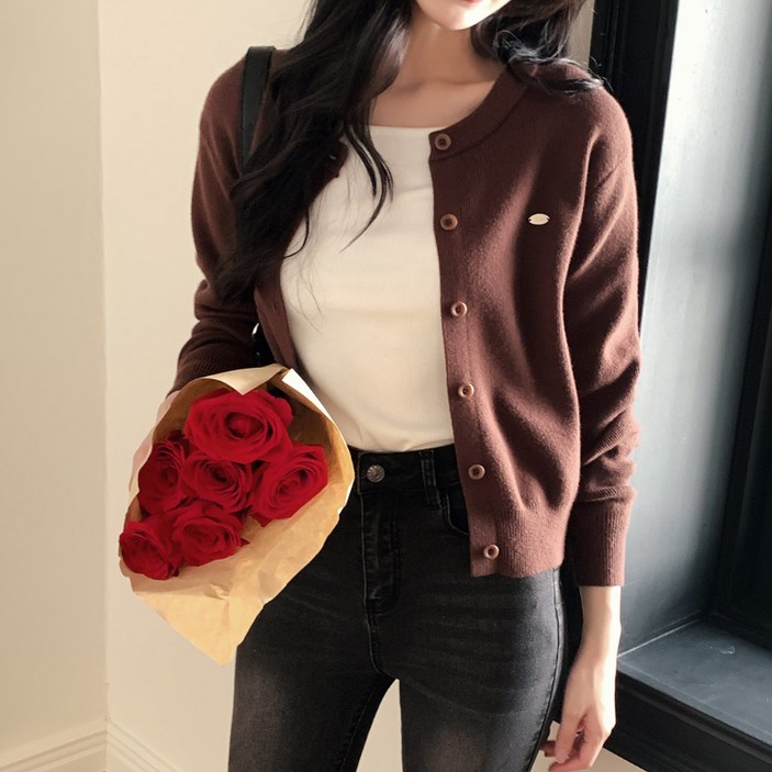 니썸 여성용 마렌 라운드 가디건