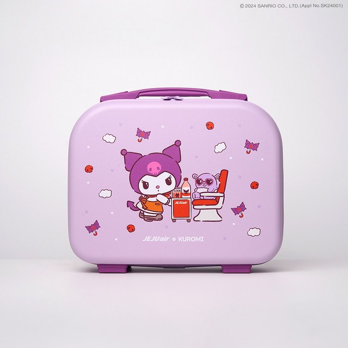 제주항공 쿠로미 승무원 산리오캐릭터즈 기내용 미니 14인치 여행용 캐리어 레디백