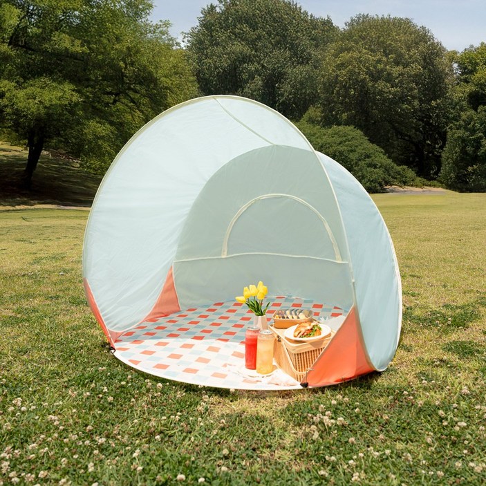 노블앤코 나만없돔 원터치 텐트 팝업 메쉬 그늘막 피크닉 쉘터 캐노피 모기장 오토 자동 한강