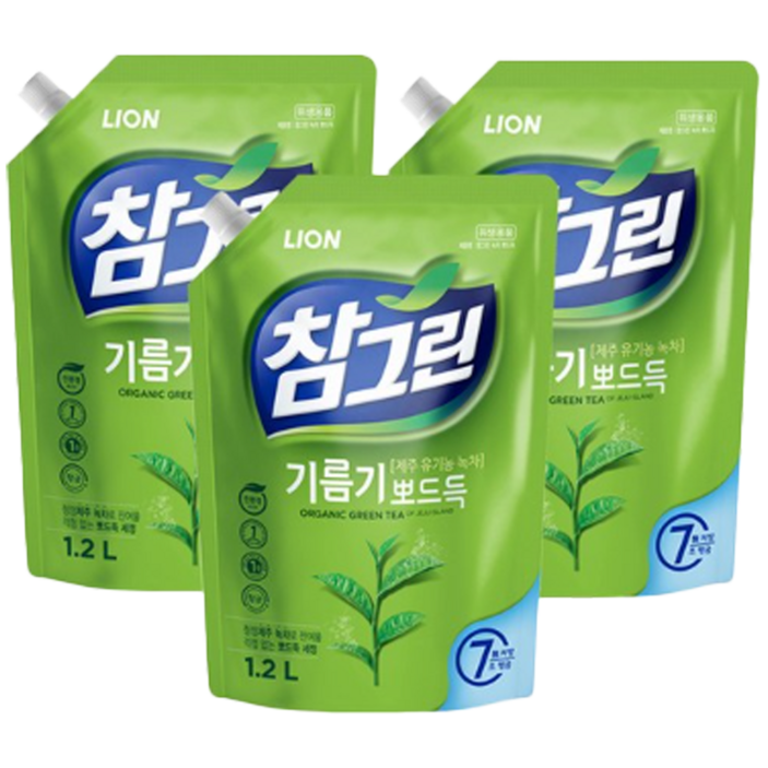 참그린 녹차 뽀드득 주방세제