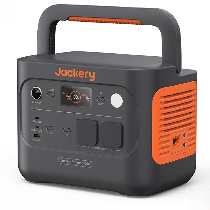 잭커리 1000v2 인산철 올인원 파워뱅크 차박 캠핑용 단색 JE-1000D