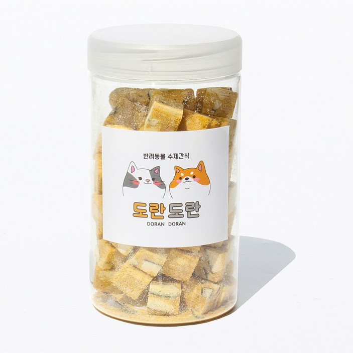 도란도란 동결건조 단호박명태큐브 35g 강아지 트릿 수제간식