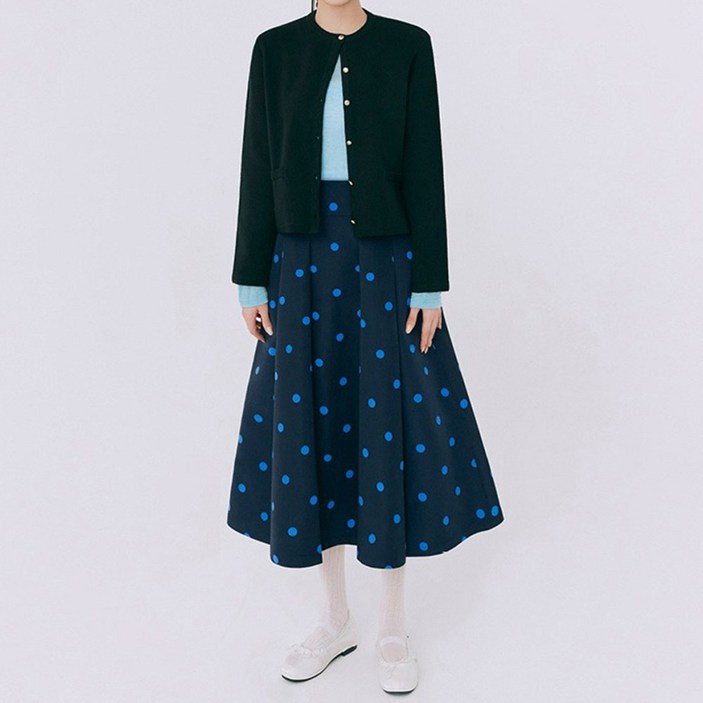 더엣지 도트 스커트 WZSK2G02