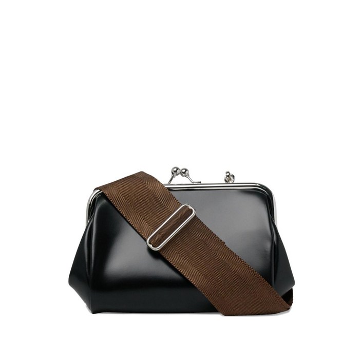 꼼데가르송 탈부착식 스트랩 클래스프 백