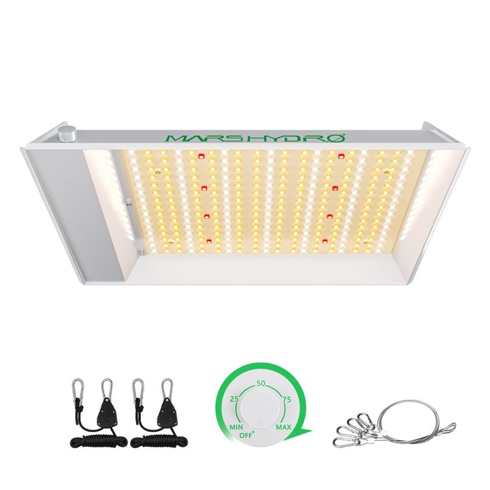 MARS HYDRO TS600 100W LED 초보자용 식물 MARS HYDRO TS600 100W LED 초보자용 식물 성장 조명, 새로운 다이오드 레이아웃 전체 스펙트럼 실내