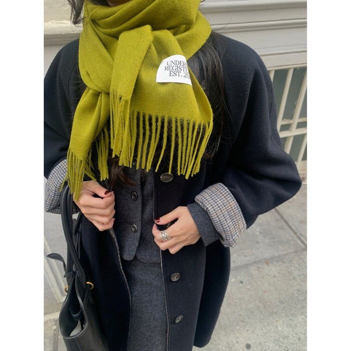 underson 언더슨 25 무지 울100% 머플러 (11color)