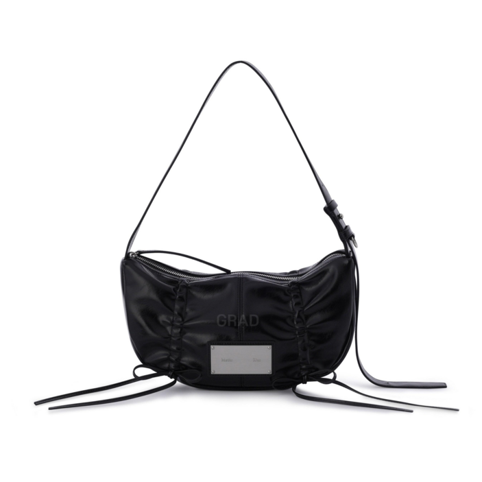 당일발송 5컬러 택1 마뗑킴 하프 셔링 리본백 라운드 백 리본 여성 가방 + GRAD 정품보증택