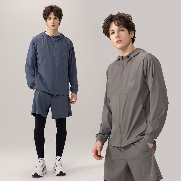 에버라스트 남자 러닝복 세트 런닝자켓 + 반바지 레깅스