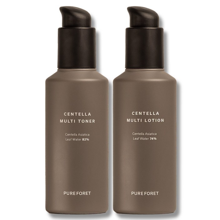 퓨어포레 센텔라 스킨 로션 2종세트 청소년 사춘기 여드름 트러블 뾰루지 수분 보습 민감성 고농축 병풀 기초 화장품 세트