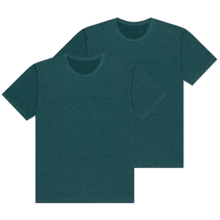 언룩 남녀공용 30수 빅사이즈 무지 라운드 반팔 티셔츠 2XL10XL 2장세트