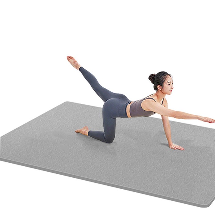 Allilio  대형 미끄럼방지 요가 매트 넓고 두꺼움 피트니스와 운동 가능