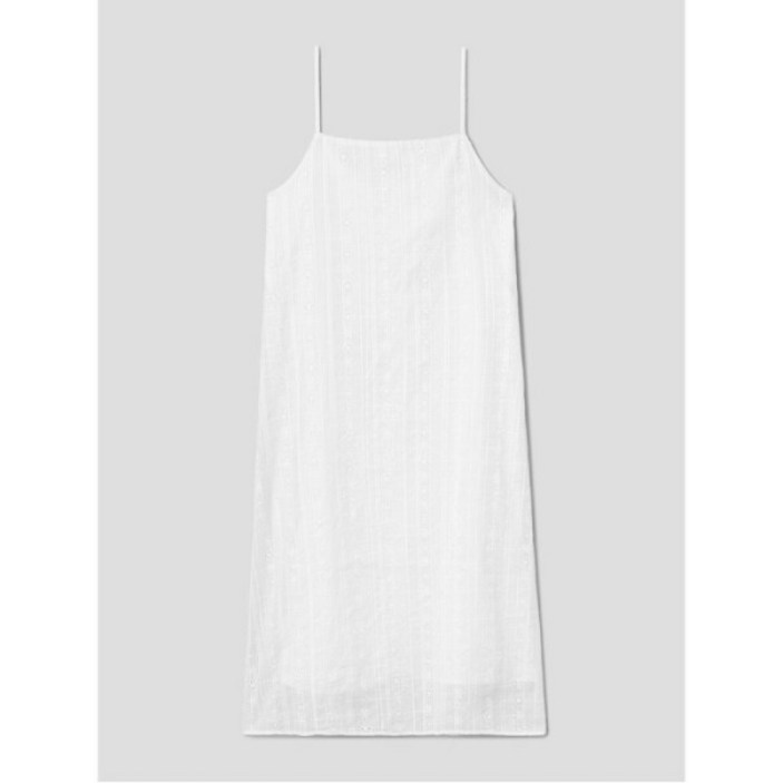 [에잇세컨즈.] [에잇세컨즈] 아일렛 롱 원피스 아이보리 (356471WM00)