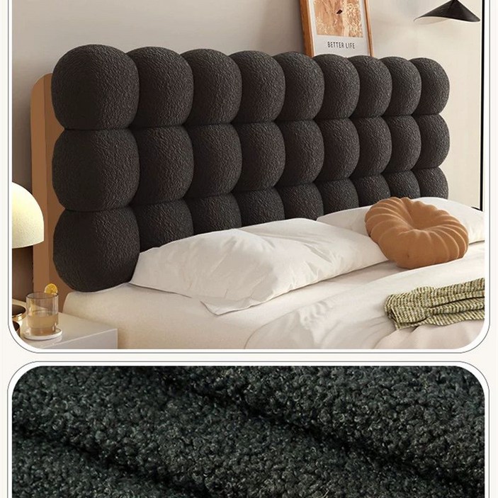 구름 헤드쿠션 침대 등받이 등쿠션 대형 벽가드