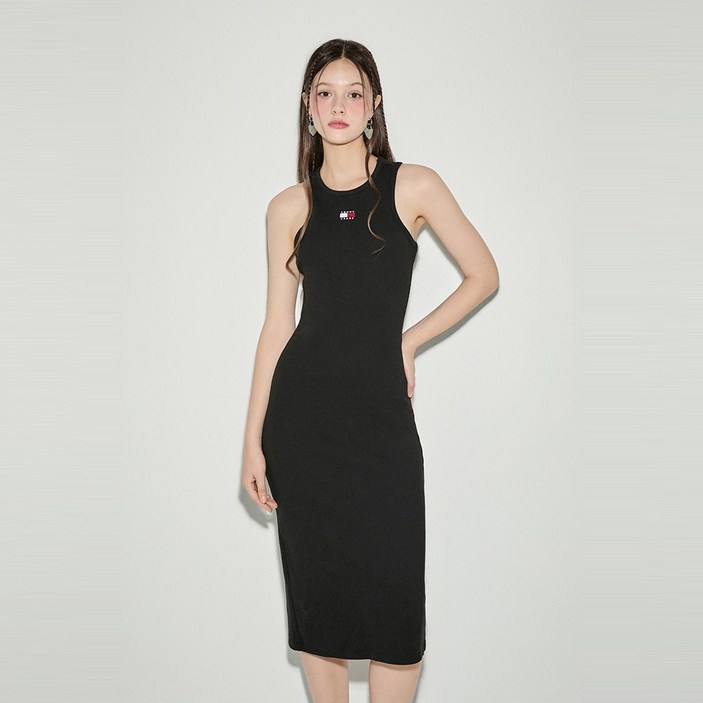 타미힐피거 립 뱃지 레이서 원피스 (T32E6WOP02TWT2BDS)