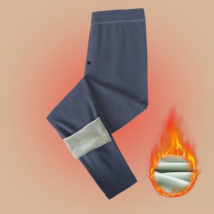 남성 보온 기모 바지 가을겨울 두꺼운 내의 면바지 촉감 부드러운 스키니 레깅스