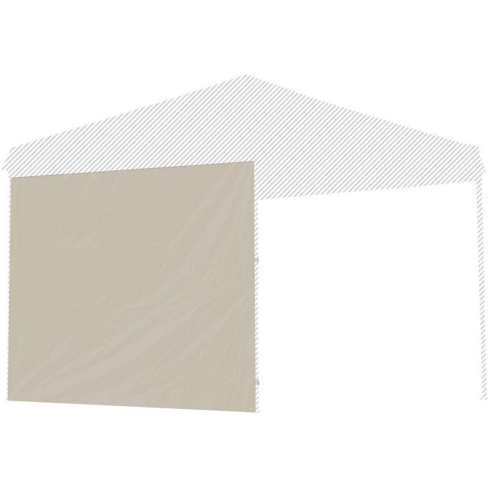 FIELDOOR 터프 텐트 2.5x2.5m 전용 사이드 시트(횡막) 월 스크린 타입 [라이트 베이지] 스틸제·알루미늄제 공통(G03 모델)