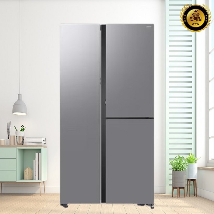 삼성전자 RS84DG5602M9 냉장고 AI절전 846리터 양문형 푸드쇼케이스 오토도어
