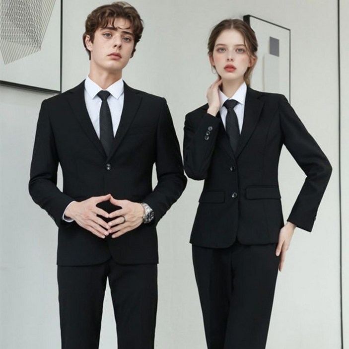 대여블랙 클래식 긴팔 면접정장 세트 남자양복