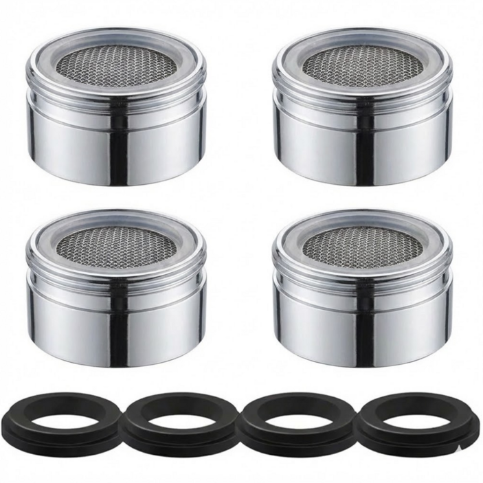 HwaDon 스텐 세면대 수도꼭지 포말캡, 4개