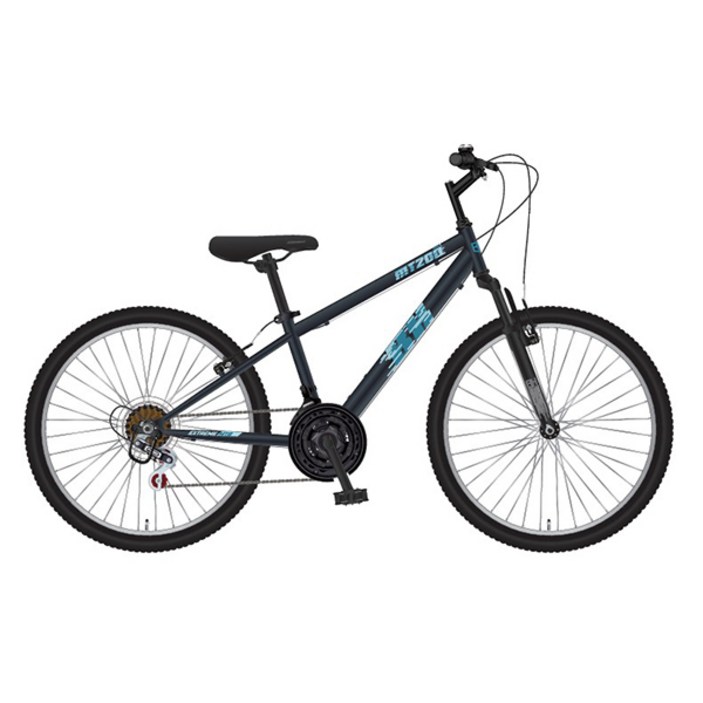 스마트 BH MT200 24인치 21단 앞서스펜션 MTB 자전거, 1개, 160cm, 다크실버 미조립