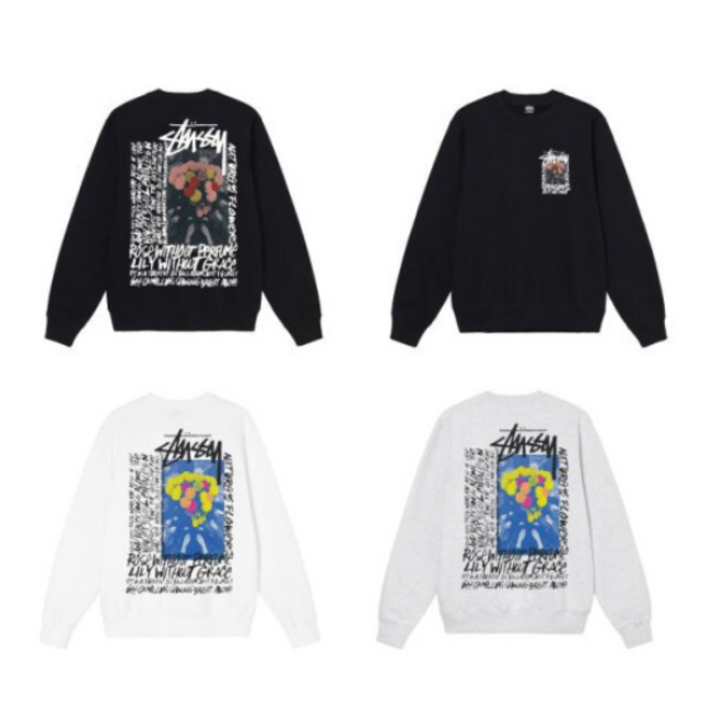 스투시 카멜리아 피그먼트 다이드  긴팔 맨투맨 티 1914695