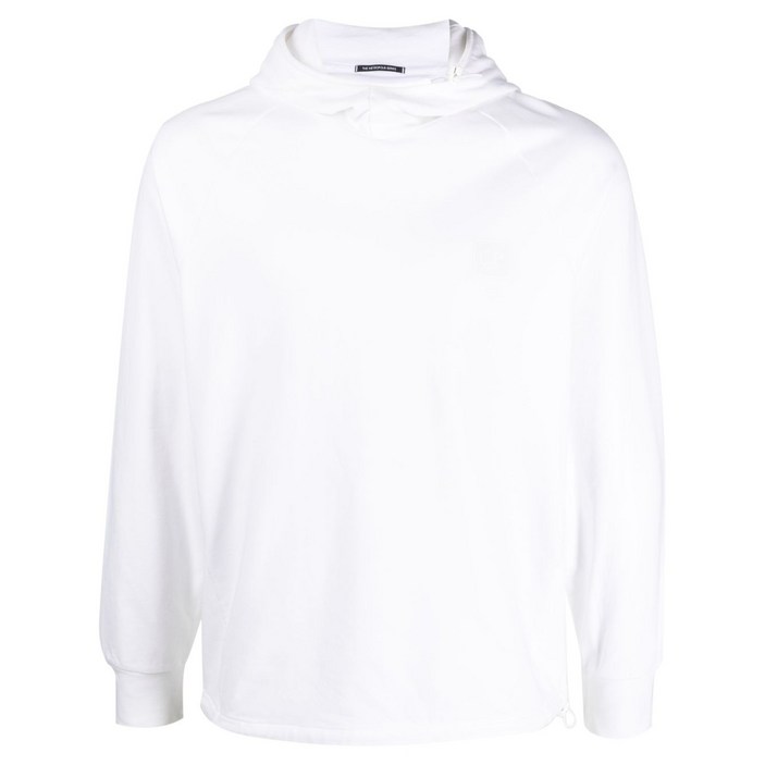 C.P.컴퍼니 로고 패치 긴소매 후디