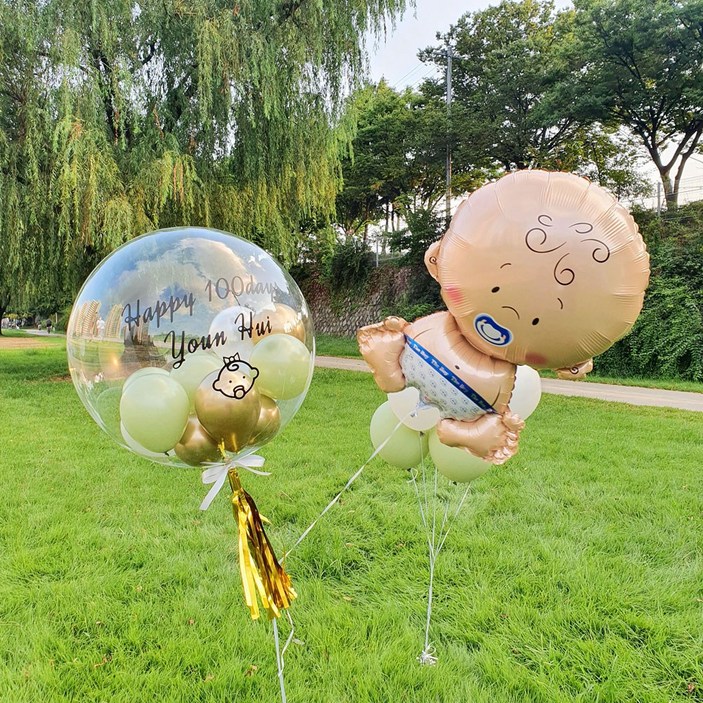 [헬륨완제품] 숫자 공룡 캐릭터 풍선 생일 결혼, 할로윈&크리스마스풍선-7.산타