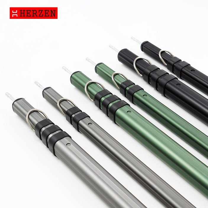 에르젠 슬라이드 D링 알루미늄 타프폴대 / 풀셋 / 추가사이드 / 폴대가방