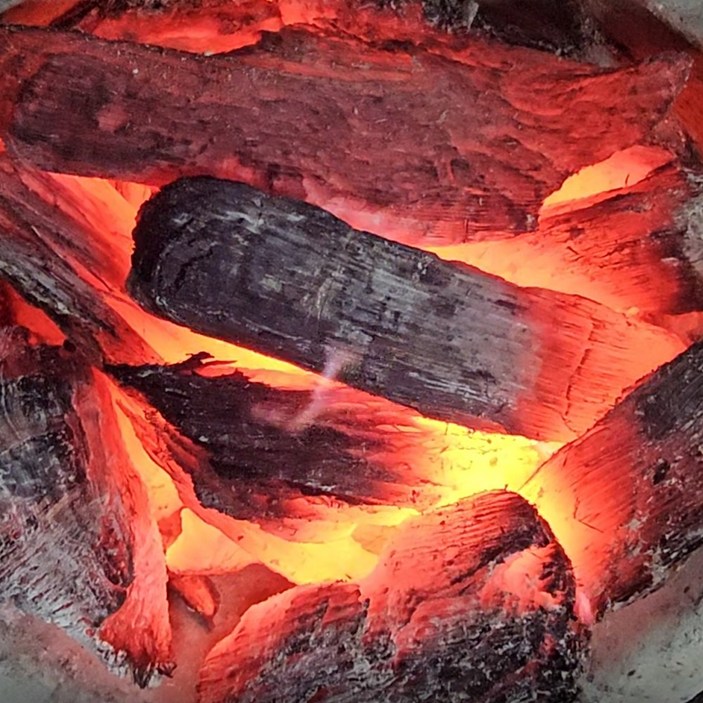 루땅 국내산 캠핑용 백탄 참숯 소탄, 5kg, 1개