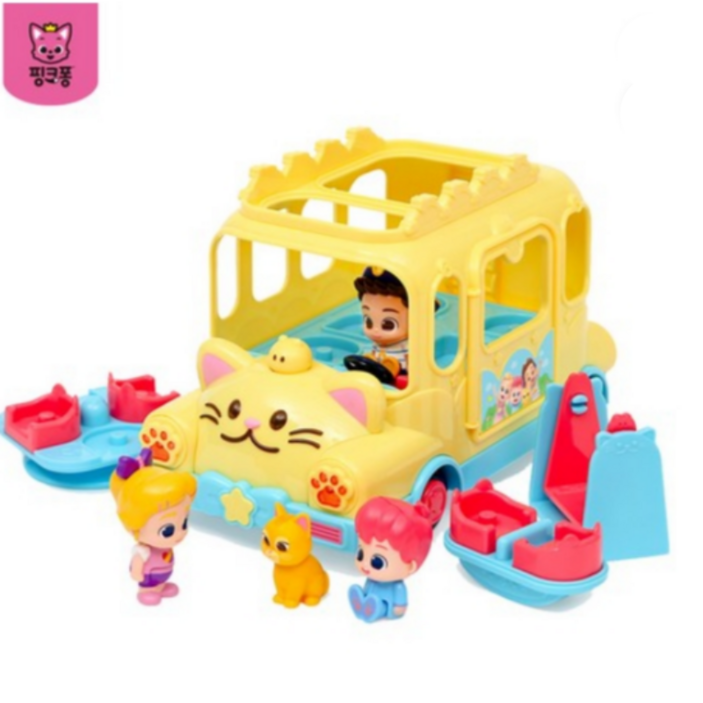 핑크퐁 베베핀 플레이버스 피규어4종 포함, 1개, 혼합색상