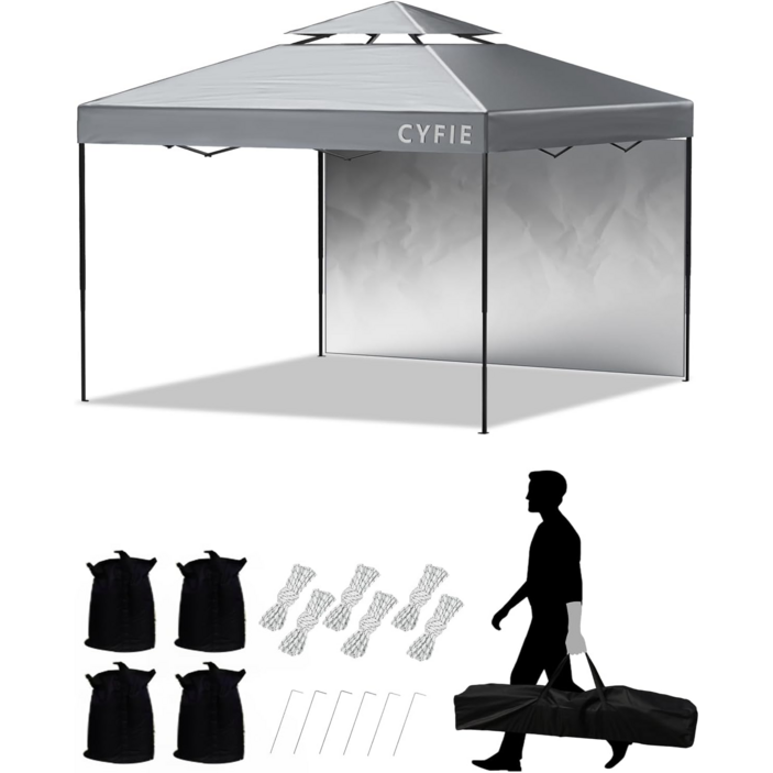 텐트 천둥천막 접이식 캐노피 천막 지붕형 몽골텐트 접이식 캐노피차양막 행사용 방수