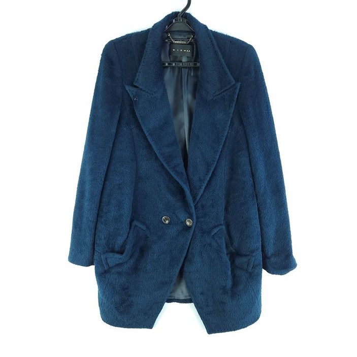 빈티지프렌 여85미샤 네이비 알파카 코트