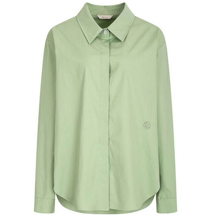 더아이잗 오버핏 디테일 블라우스  IM3A0BL05_DG