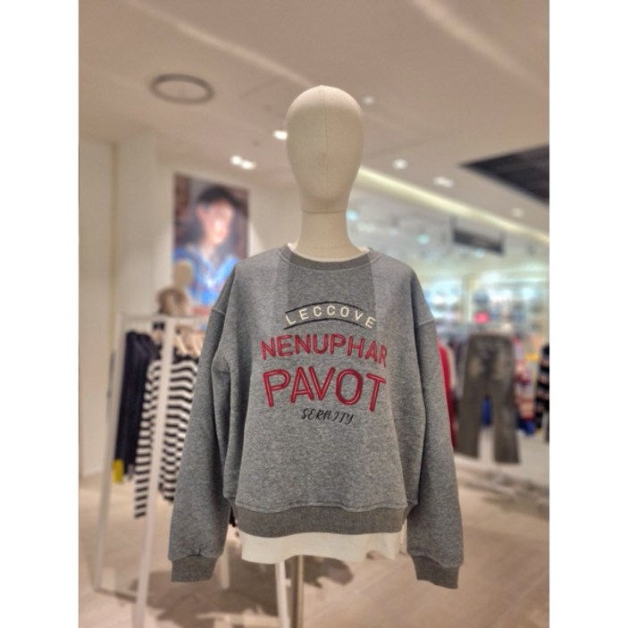 [레코브]배색나염기모맨투맨(LC61EZLT529X)