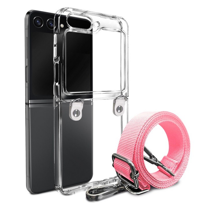 더조은셀러 갤럭시Z 플립5 목걸이 케이스 와이드 스트랩